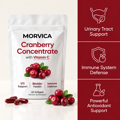 Cranberry Concentrate Softgels (40,000mg) UTI Relief Supplement